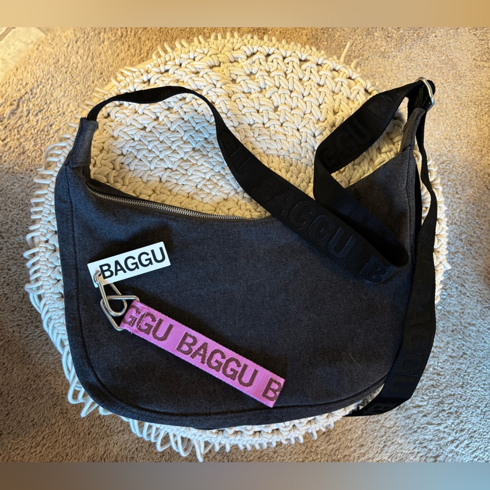 Baggu Denim Medium Crescent